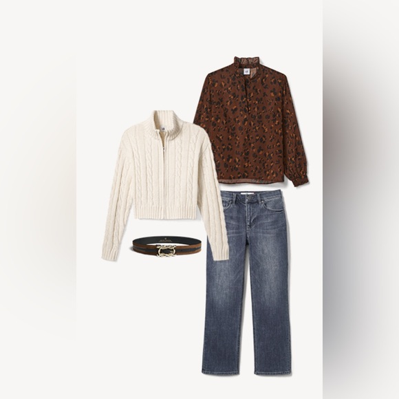 CAbi Animal Print Obsess Blouse - Picture 8 of 8